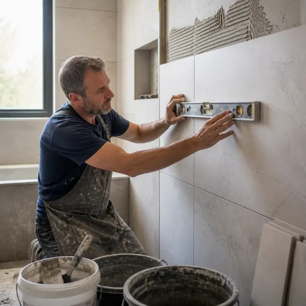 carrelage dans une salle de bain